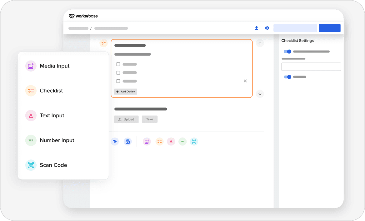 Formular-Editor Oberfläche