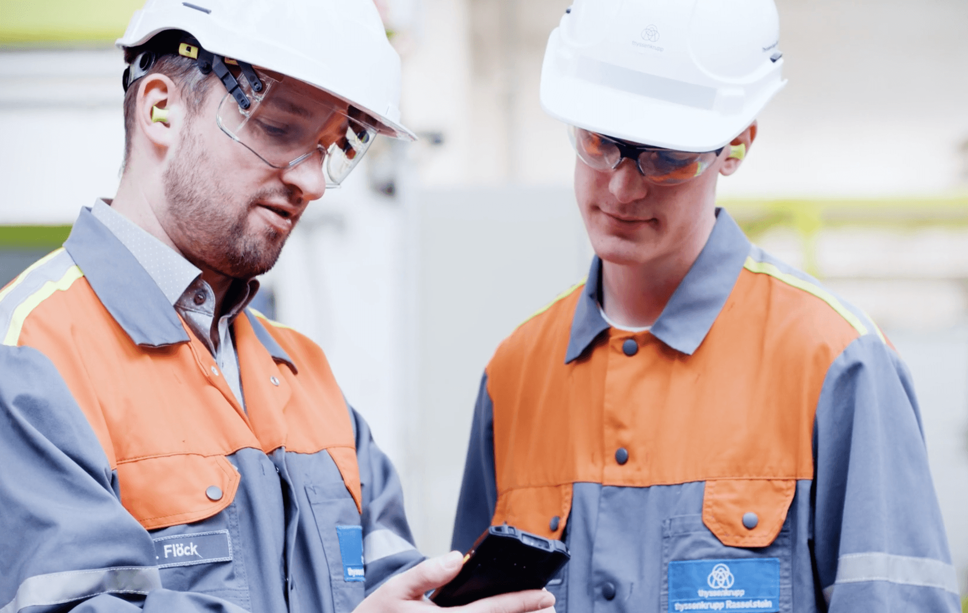 Manufacturing shop floor case study scene for digital lean processes