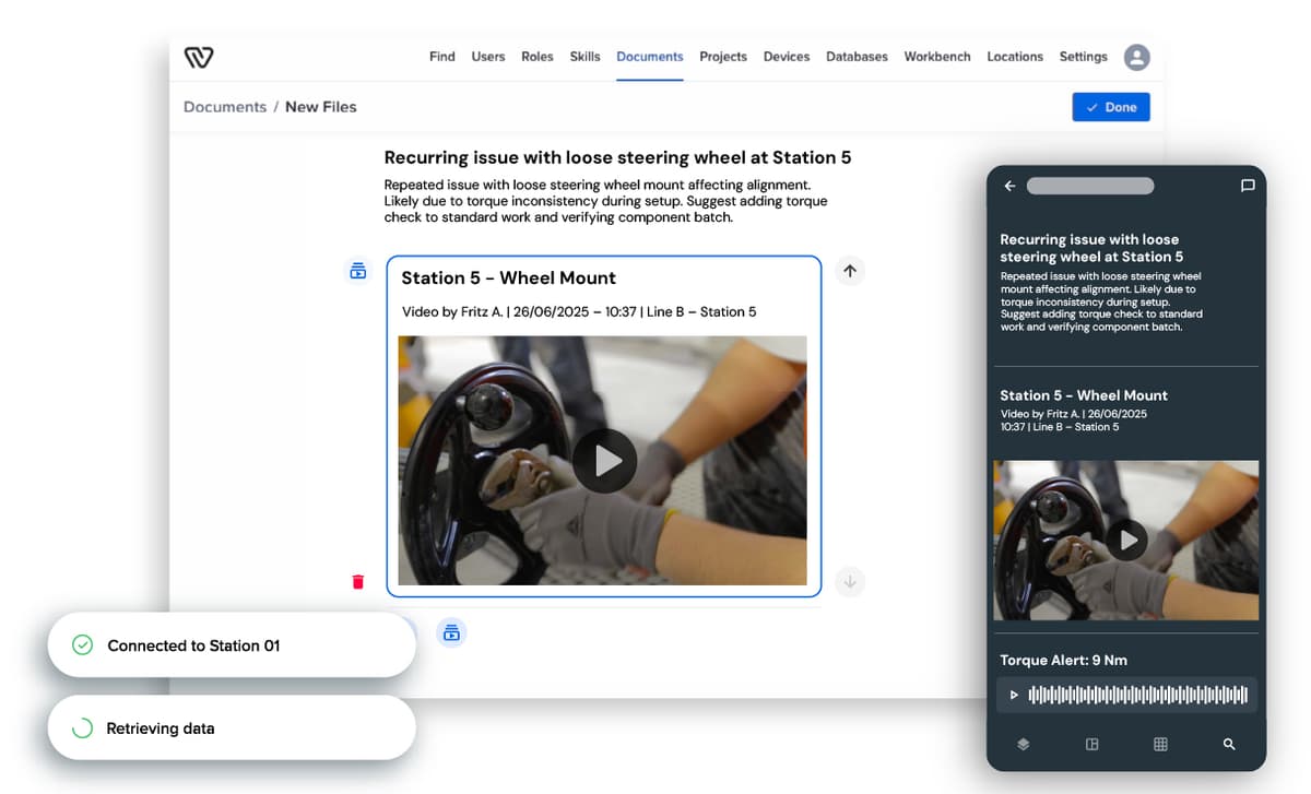 Rapidly digitize any lean manufacturing project