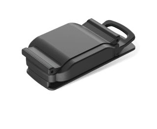 Belt clip with retractable reel for WB-3401 smartwatch