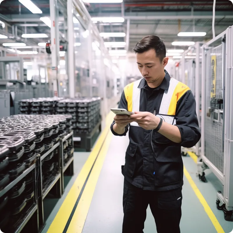 Connected Worker Apps dashboard for discrete manufacturing